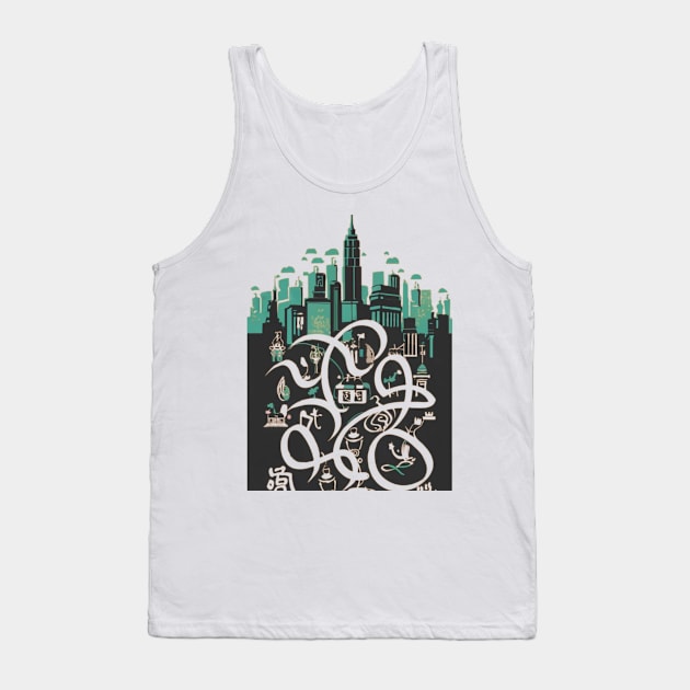 BEAUTIFUL CITY Tank Top by HENZIK